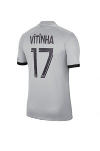 Fotbalové Dres Paris Saint-Germain Vitinha Ferreira #17 Venkovní Oblečení 2022-23 Krátký Rukáv
